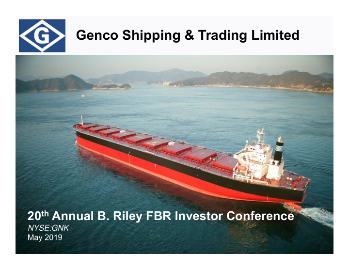 genco shipping trading limited