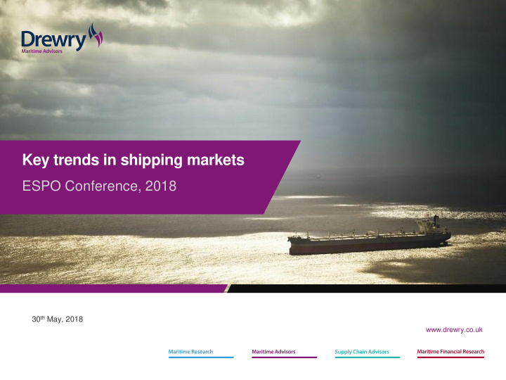 key trends in shipping markets