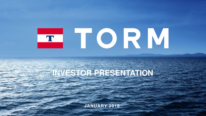 investor presentation