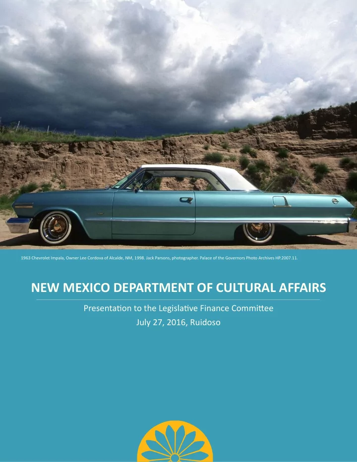 new mexico department of cultural affairs