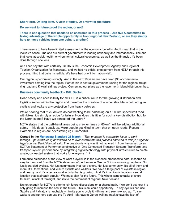 there seems to have been limited assessment of the