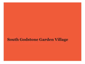 South Godstone Garden Village Introduction to the scheme  Proposed expansion  of  South