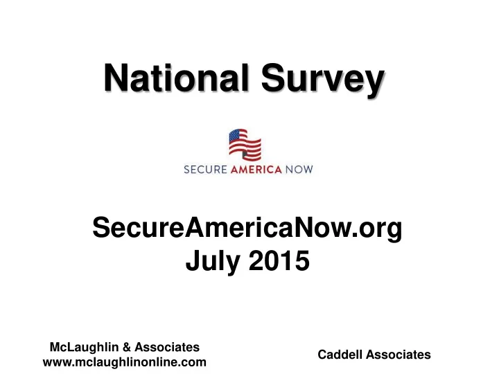 national survey