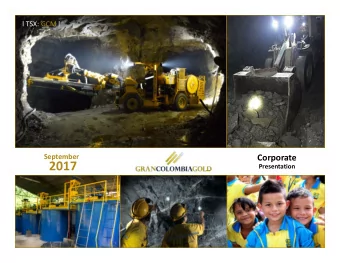 2017  Presentation  September  2017  1  DISCLAIMER Forward  Looking Statements This presentation