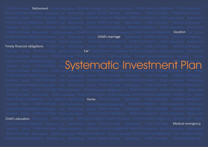 systematic investment plan