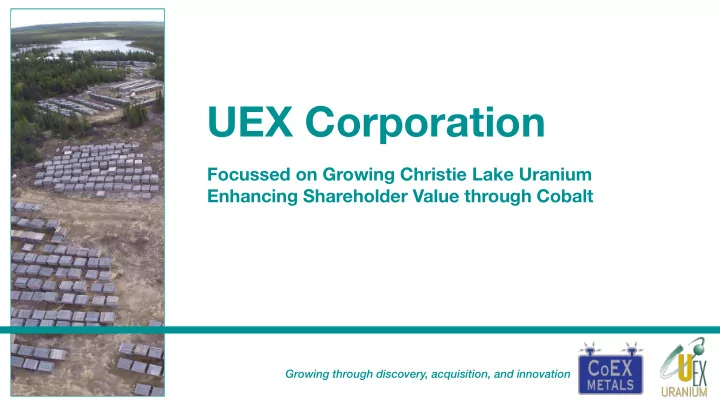uex corporation