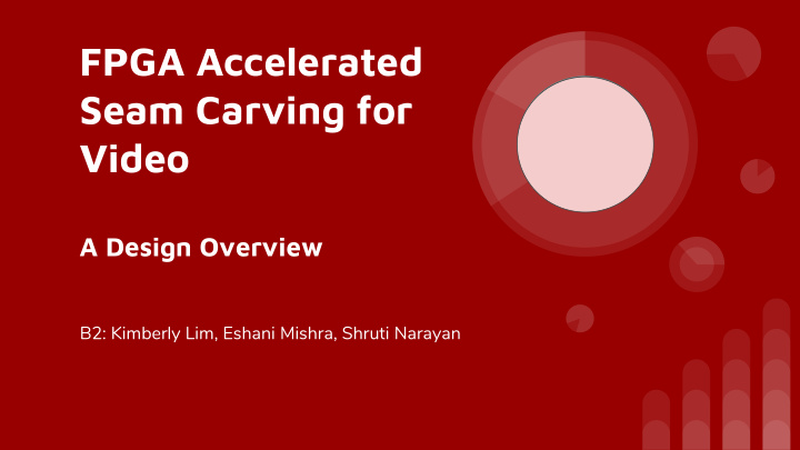 fpga accelerated seam carving for video