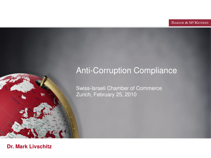 anti corruption compliance