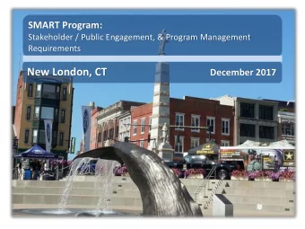 New London, CT December 2017  The Need for a Sole-Source Vendor  New London will be one of the