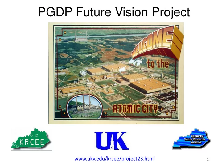 pgdp future vision project