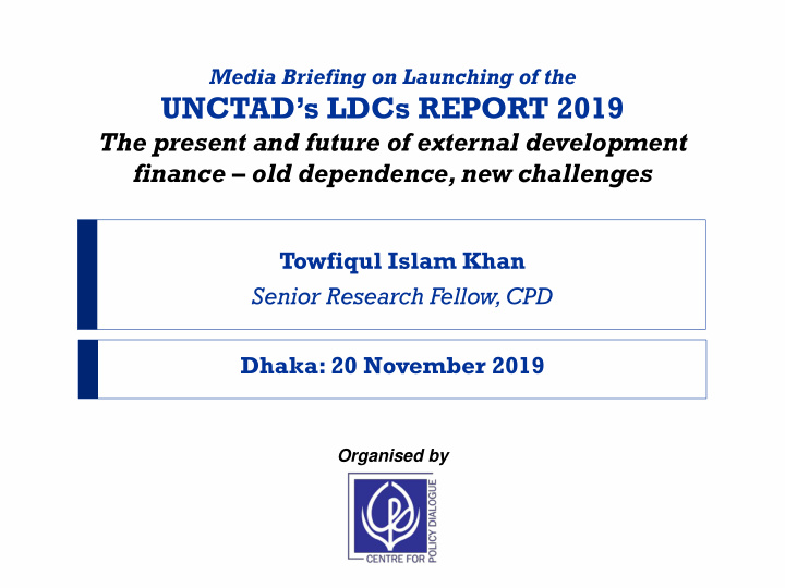 unctad s ldcs report 2019