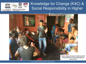 Education  Talloires Network Leaders Conference 2017  Universidad Veracruzana, Xalapa Mexico  June