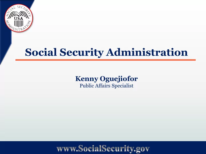 social security administration