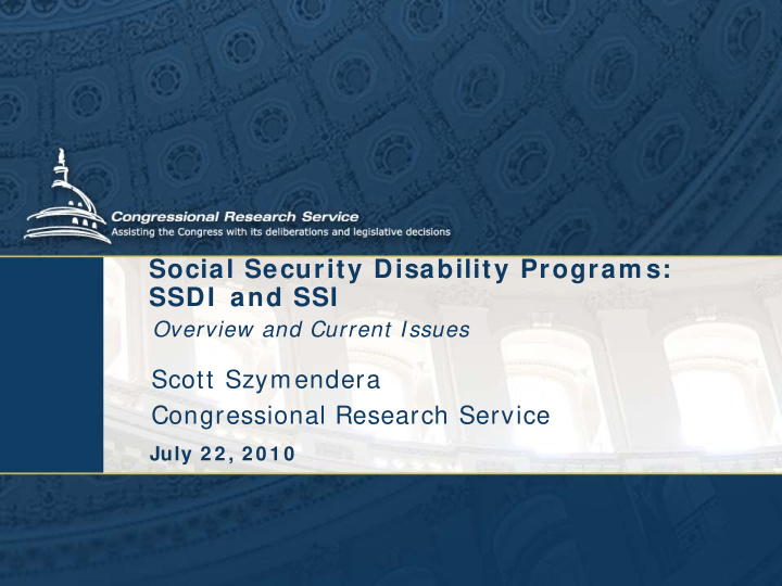 social security disability program s ssdi and ssi