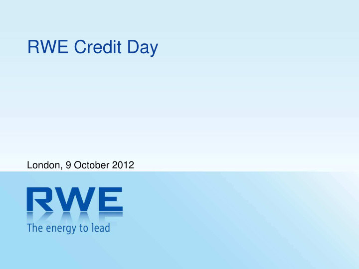 rwe credit day