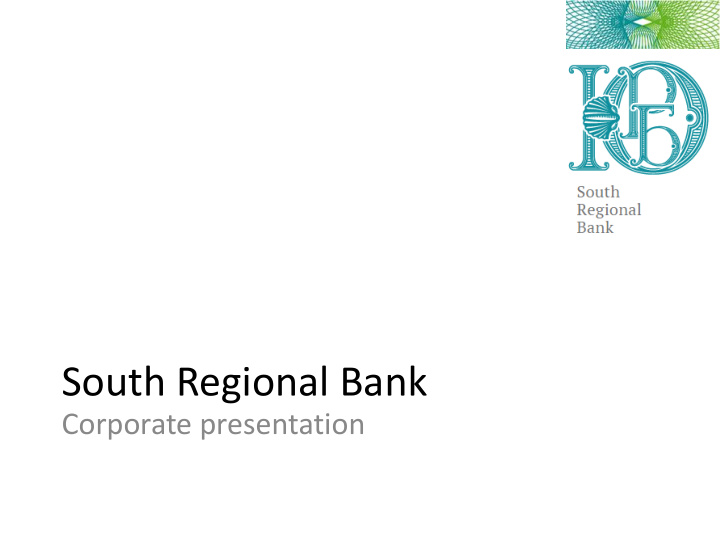 south regional bank