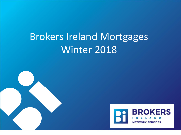 brokers ireland mortgages
