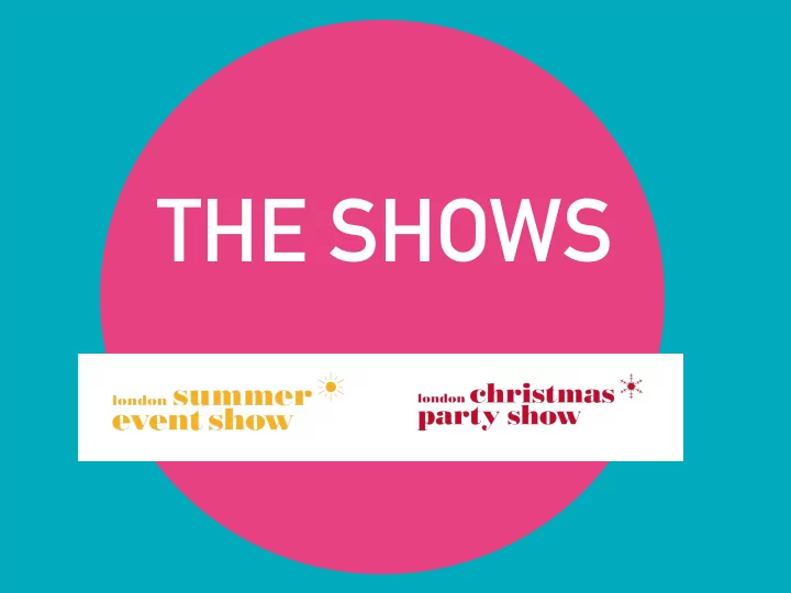 the shows the concept