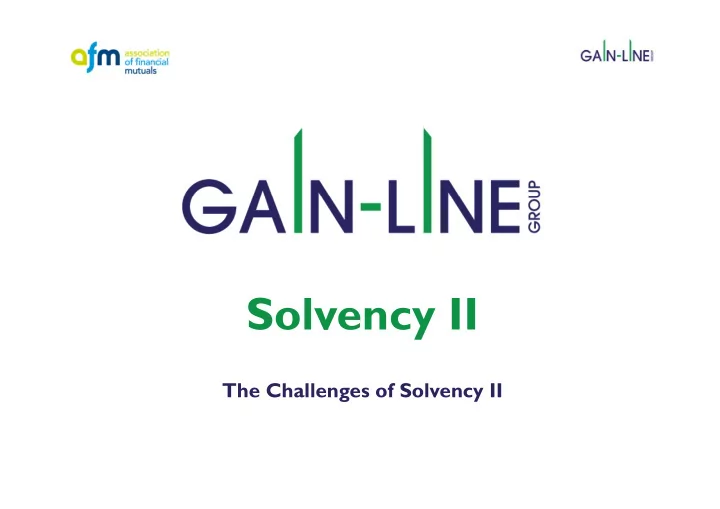 solvency ii solvency ii