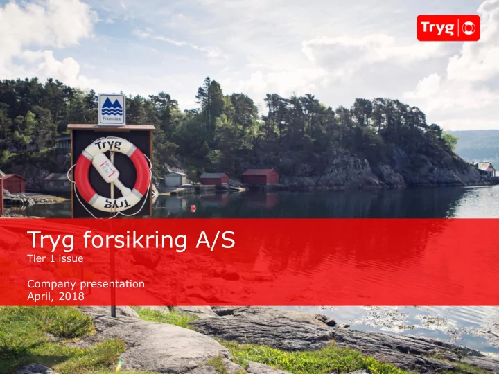 tryg forsikring a s