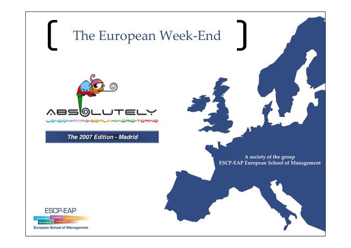 the european week end
