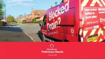 Preliminary Results  19 May 2015  Group returns to profit growth plus strong customer growth