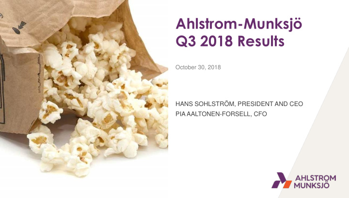 q3 2018 results