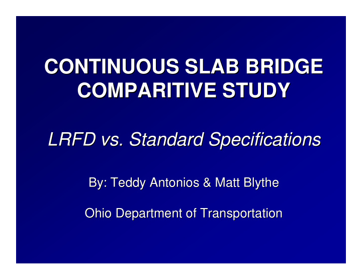 continuous slab bridge continuous slab bridge comparitive