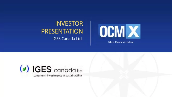 investor presentation