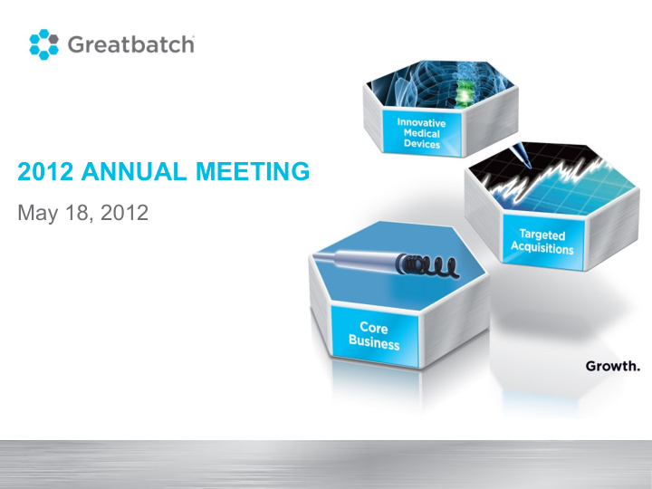 2012 annual meeting