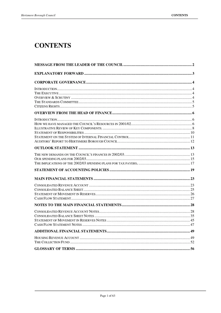 contents
