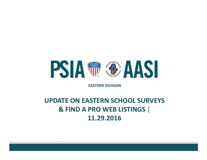 update on eastern school surveys find a pro web listings