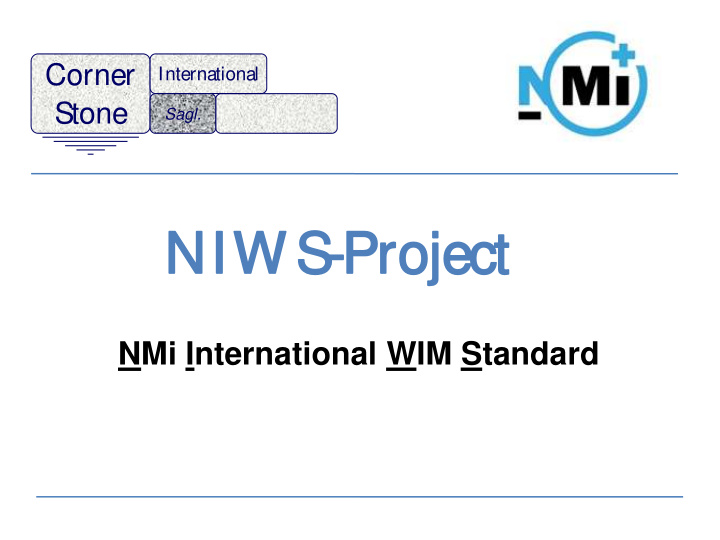niw s pro project ject