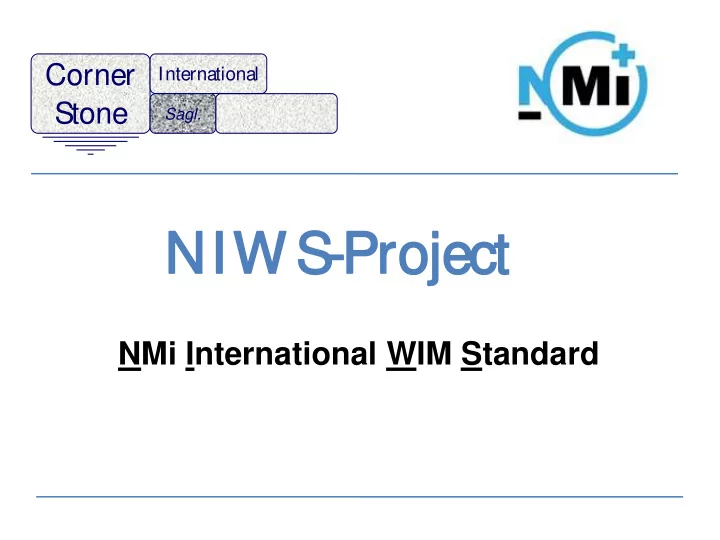 niw s pro project ject