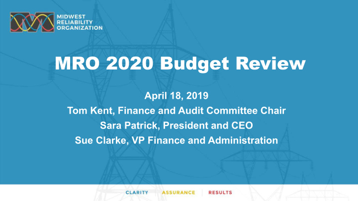 mro 2020 budget review