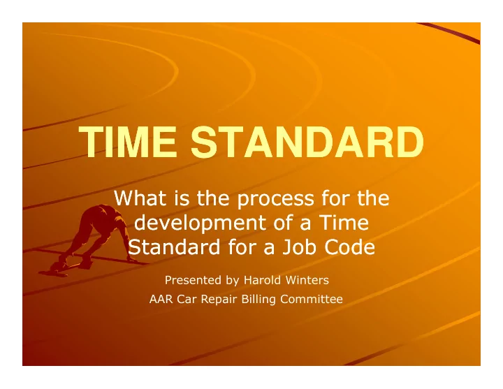 time standard time standard