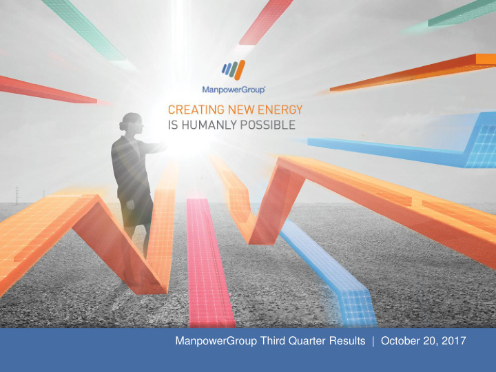 manpowergroup third quarter results october 20 2017