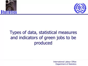 produced  International Labour Office  Department of Statistics  What do we want to know?  Who,