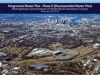 Market Demand Study    Site Development Program    Masterplan      Economic Impact