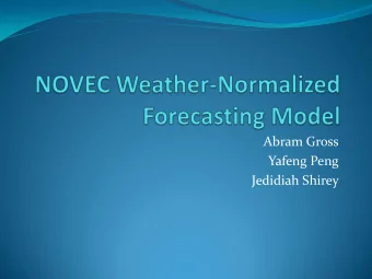 Yafeng Peng  Jedidiah Shirey  Contents  Context  Problem Statement  Method of Analysis