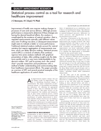 A  ll improvement requires change, but not  interested in comparing the performance of a all change