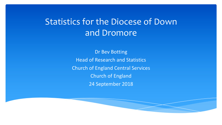 statistics for the diocese of down and dromore