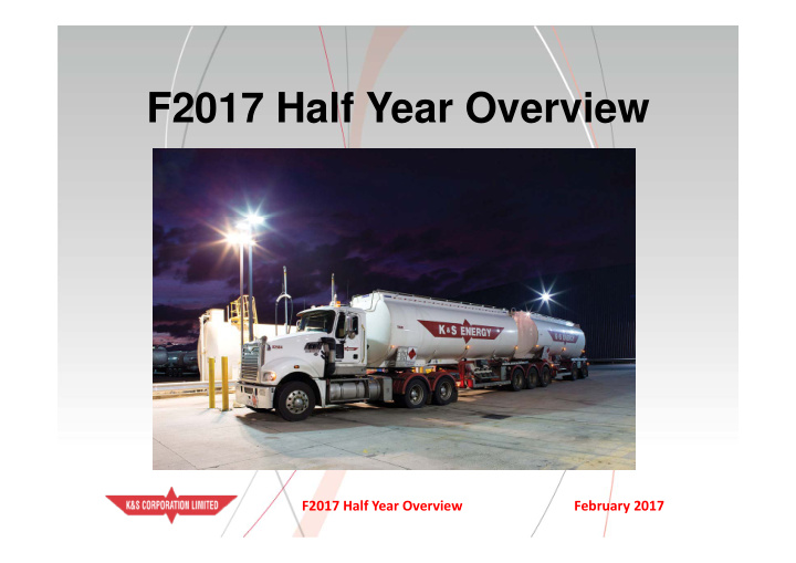 f2017 half year overview