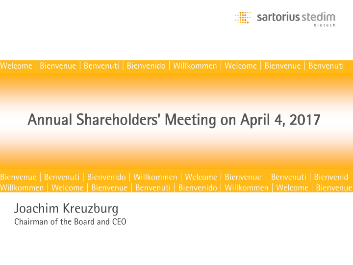 annual shareholders meeting on april il 8 2014 14