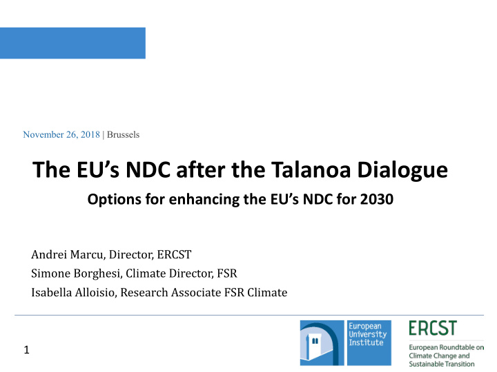 the eu s ndc after the talanoa dialogue