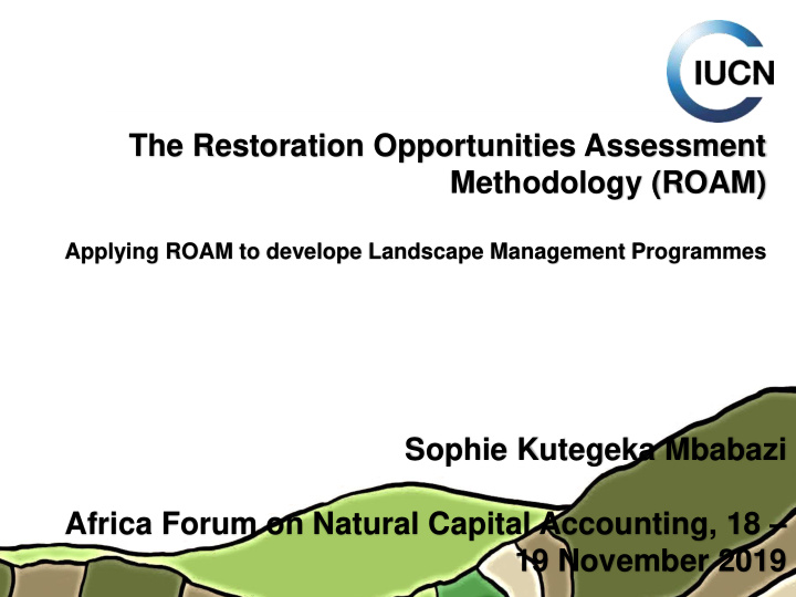 the restoration opportunities assessment
