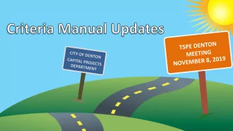 Sep. 23, 2019 Stop #5  Advise Planning &amp;  Zoning Commission of updates  To Stop #3  Make