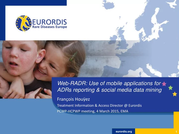 web radr use of mobile applications for adrs reporting