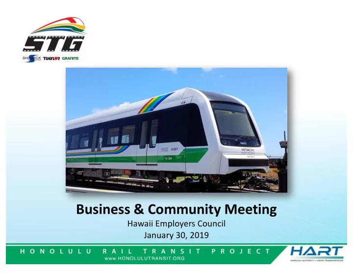 business community meeting