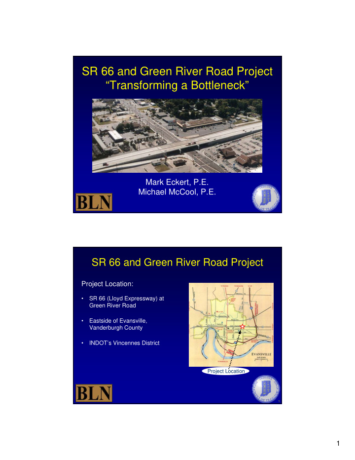 sr 66 and green river road project transforming a